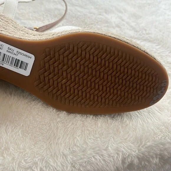 Cole Haan Cloudfeel Espadrille Wedge Sandal perfect neutral sandal spring NEW - Picture 12 of 12